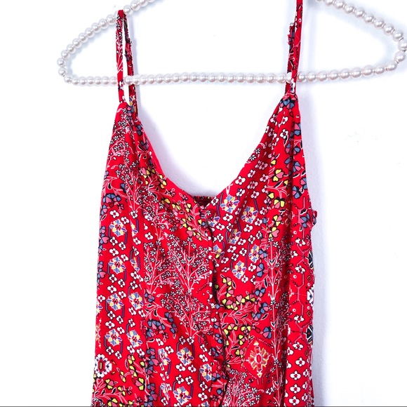 ABEL THE LABEL ATL Lola Red Floral  Dress - Picture 4 of 12